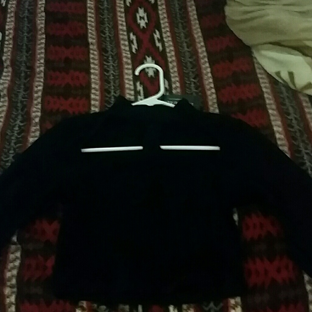 Long sleeve cut out shirt